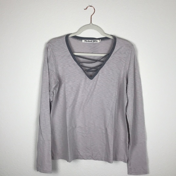 Michael Stars long sleeve shirt - Picture 1 of 4